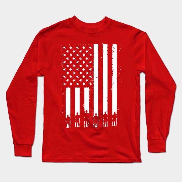 Murica! Long Sleeve T-Shirt by Pixhunter